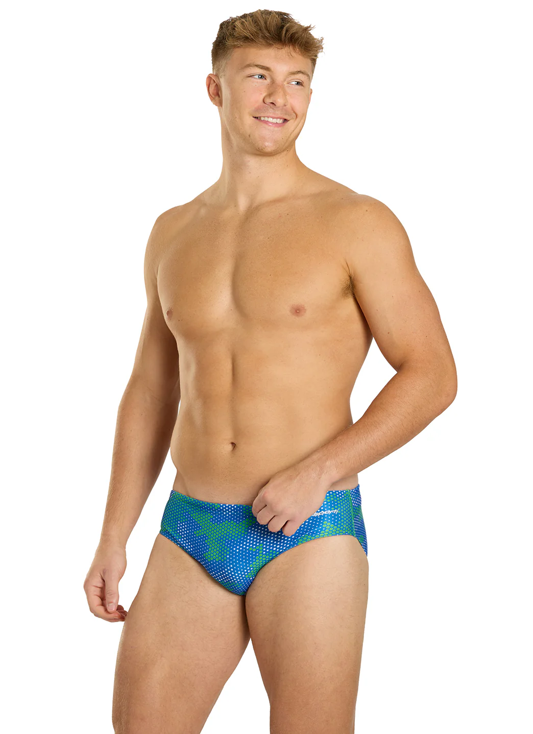 Sporti HydroLast Digi Camo Brief Swimsuit (22-40) - Image 36