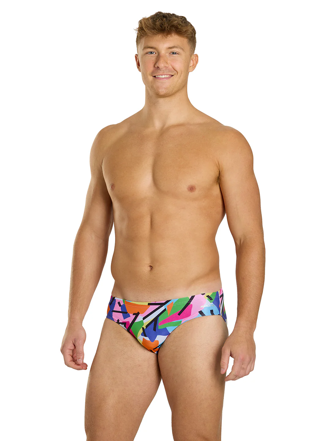 Sporti HydroLast Electric Pop Brief Swimsuit (26-40) - Image 2