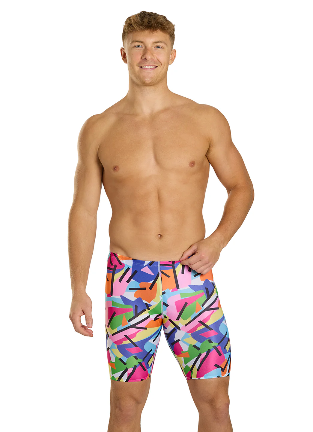 Sporti HydroLast Electric Pop Jammer Swimsuit (22-40) - Image 3