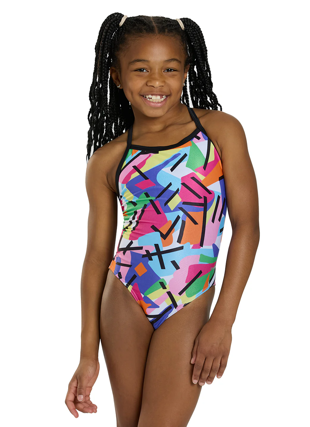 Sporti HydroLast Electric Pop Thin Strap One Piece Swimsuit  (22-40) - Image 11