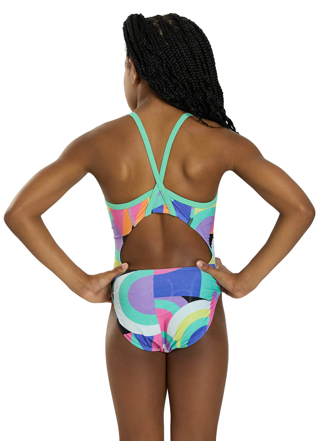 Sporti HydroLast Flashback Frenzy Thin Strap One Piece Swimsuit (22-40) - Image 11