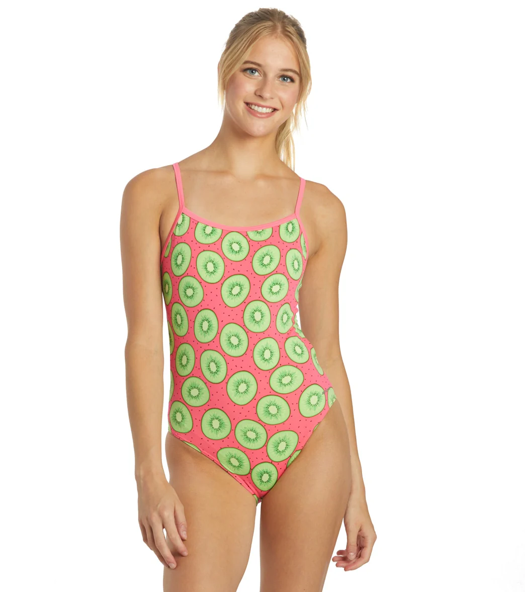 Sporti HydroLast Love Kiwi Micro Back One Piece Swimsuit - Image 2