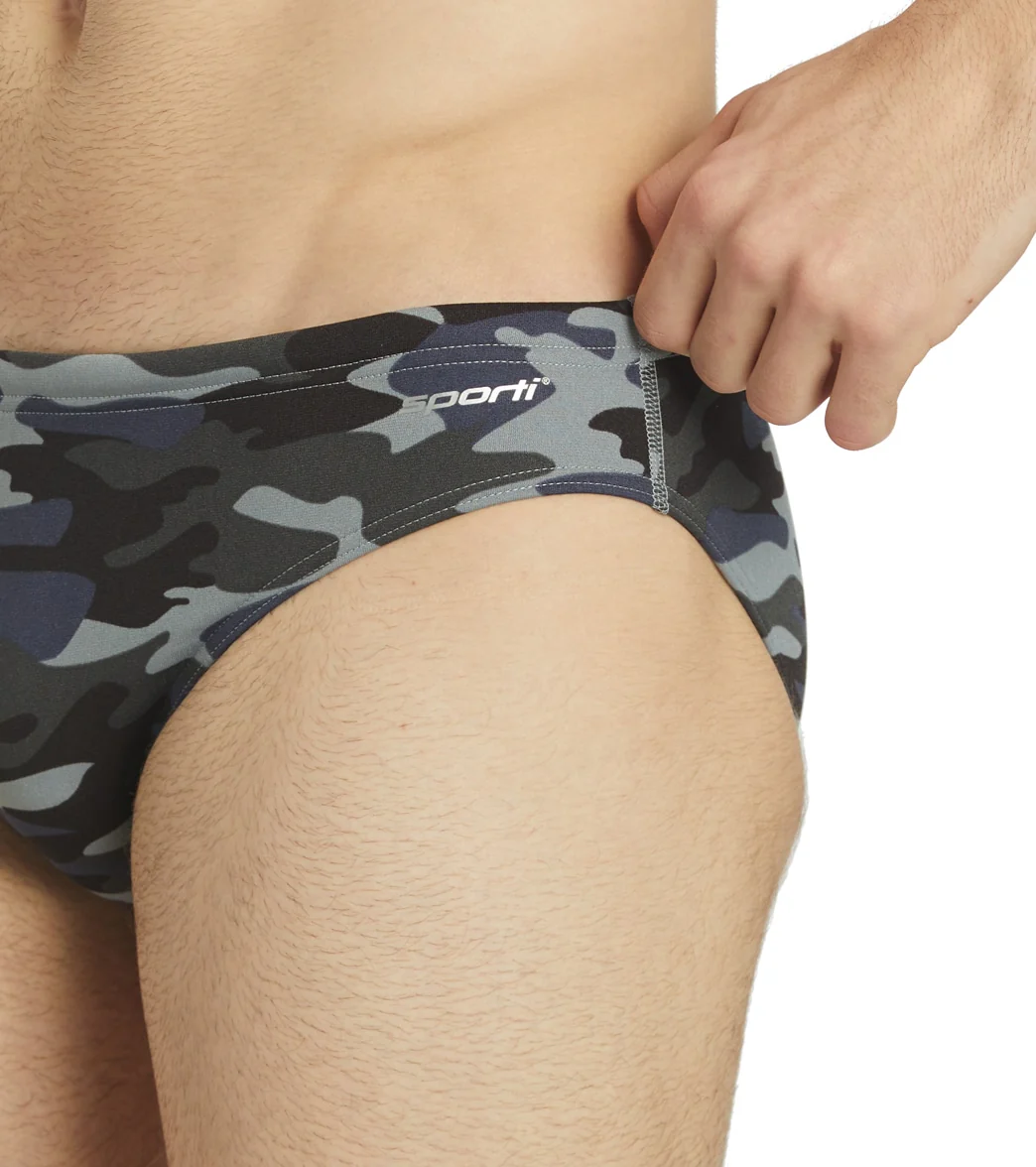 Sporti HydroLast Men's Camo Water Polo Brief - Image 10