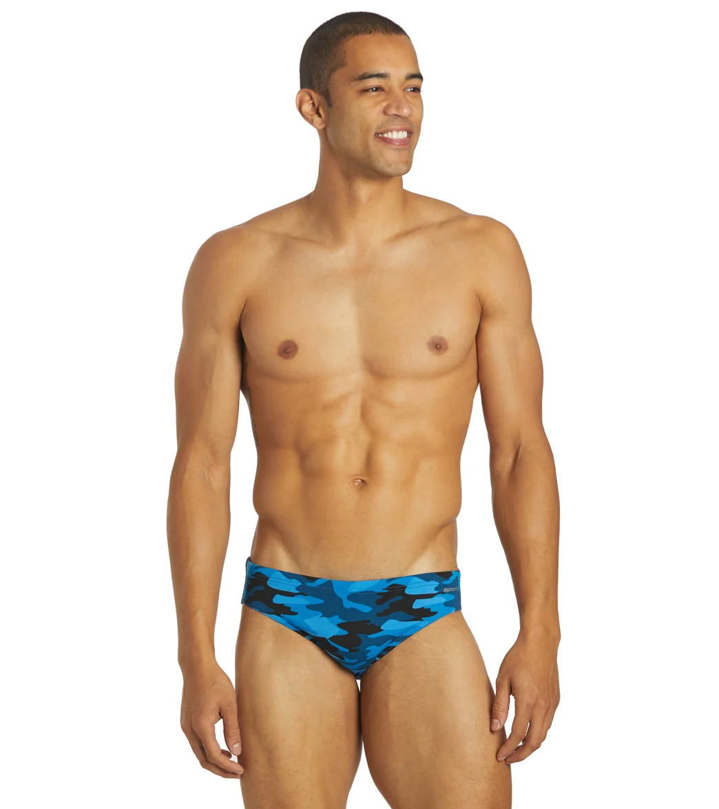 Sporti HydroLast Men's Camo Water Polo Brief - Image 13