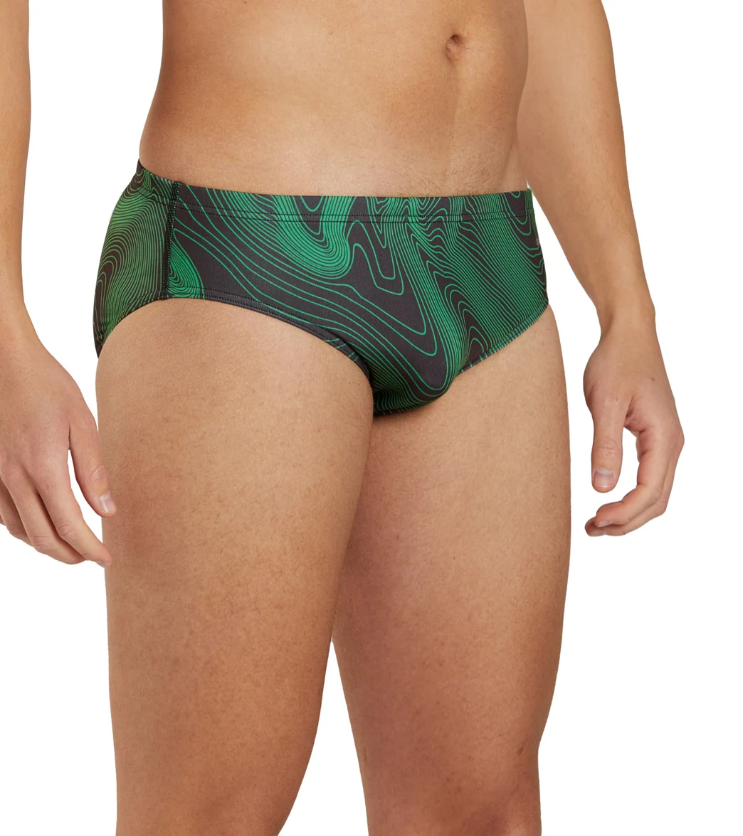 Sporti HydroLast Sonar Waves Brief Swimsuit (22-40) - Image 21