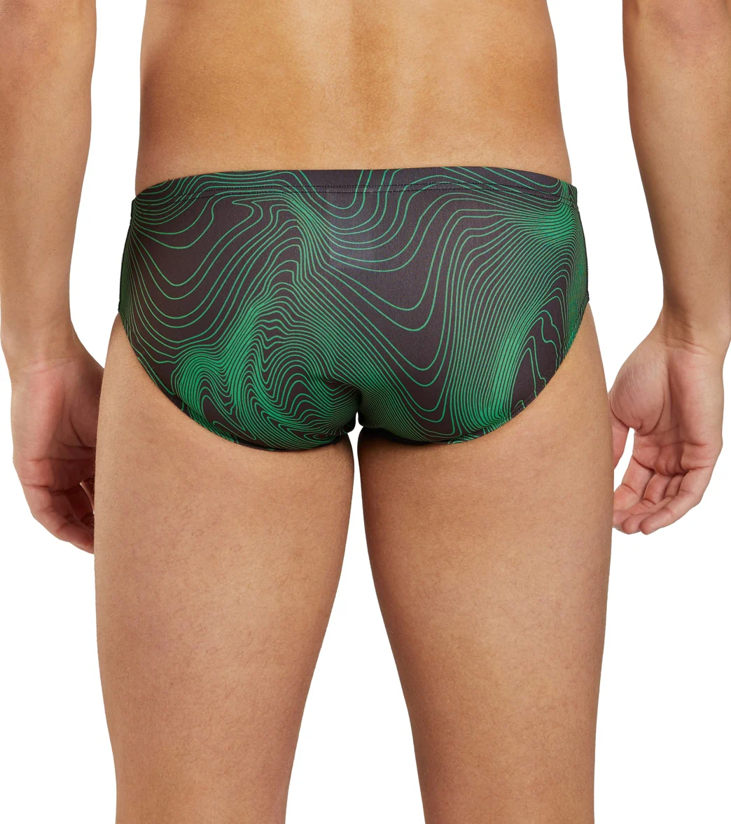 Sporti HydroLast Sonar Waves Brief Swimsuit (22-40) - Image 22
