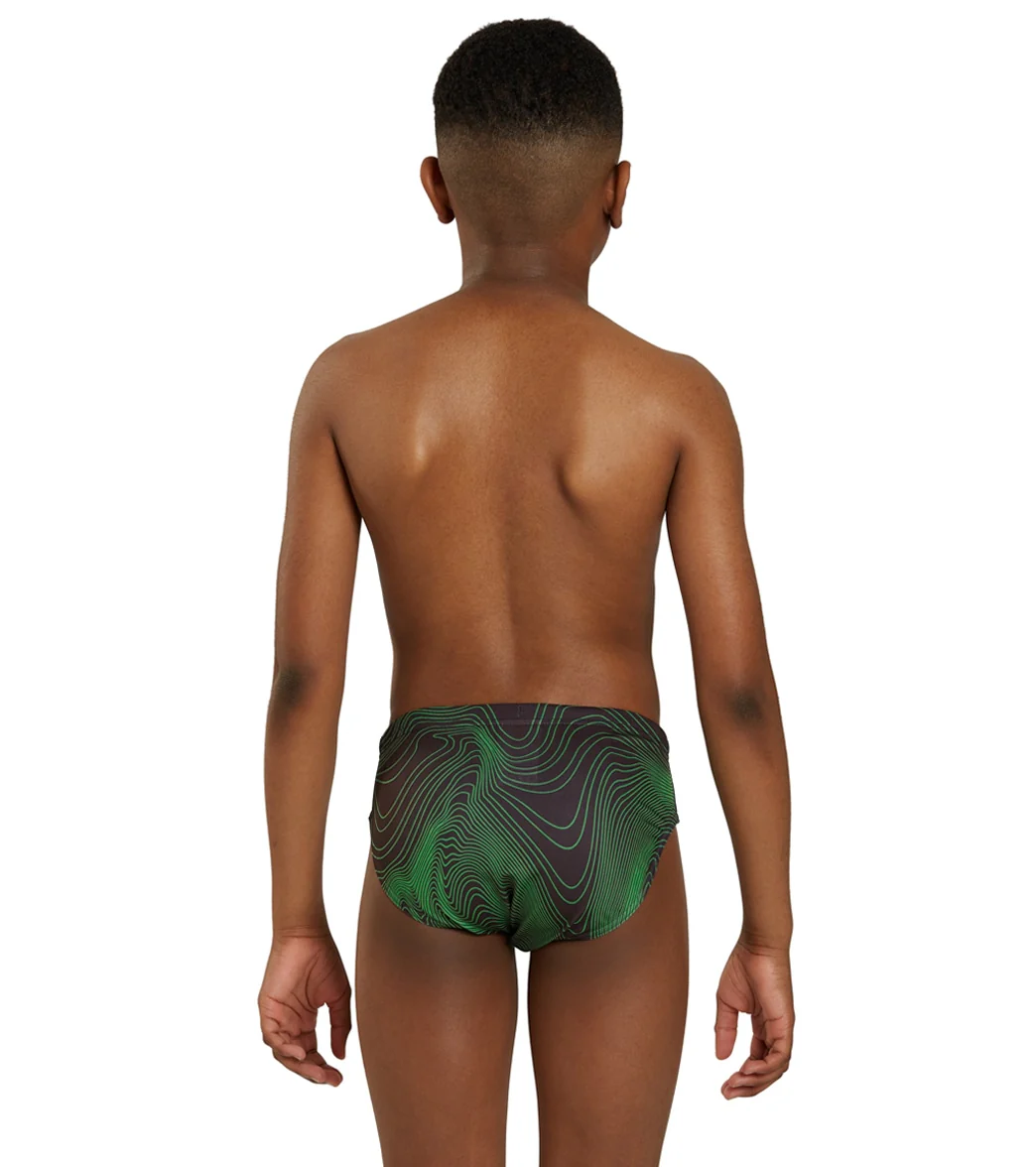Sporti HydroLast Sonar Waves Brief Swimsuit (22-40) - Image 25