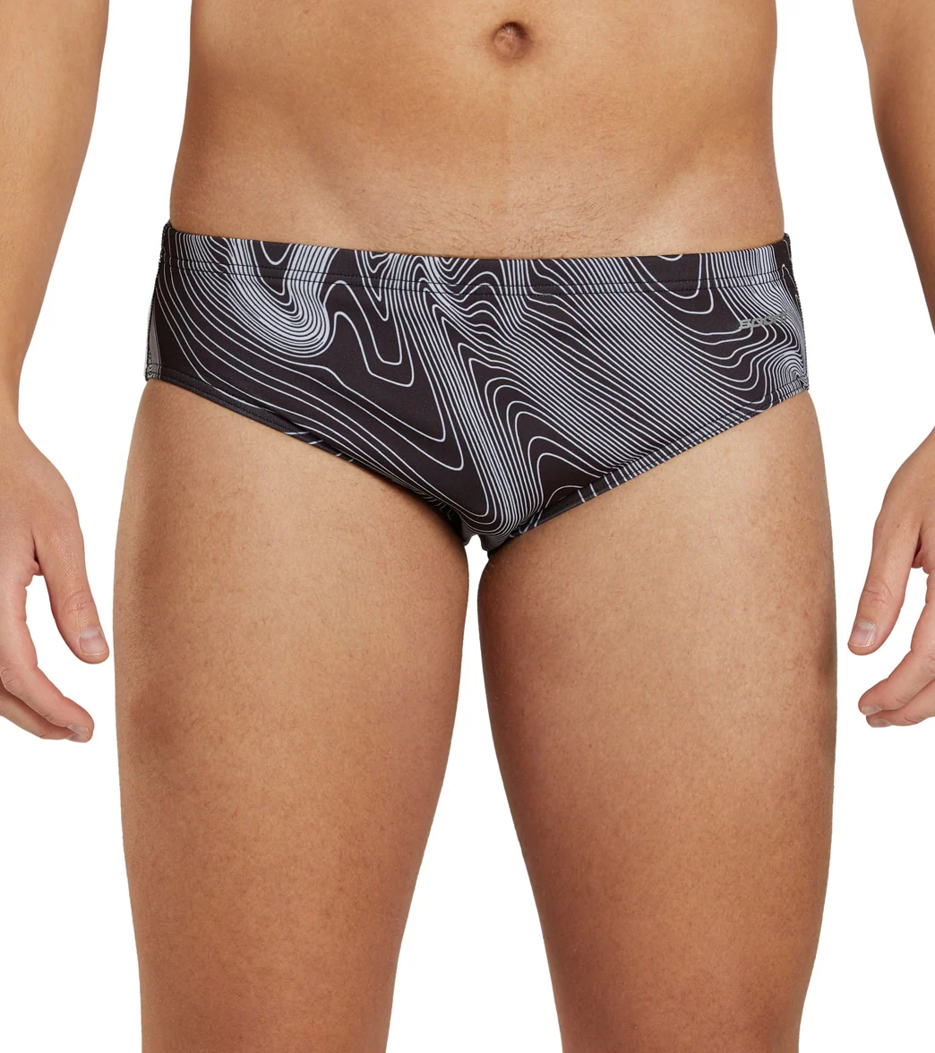 Sporti HydroLast Sonar Waves Brief Swimsuit (22-40) - Image 30
