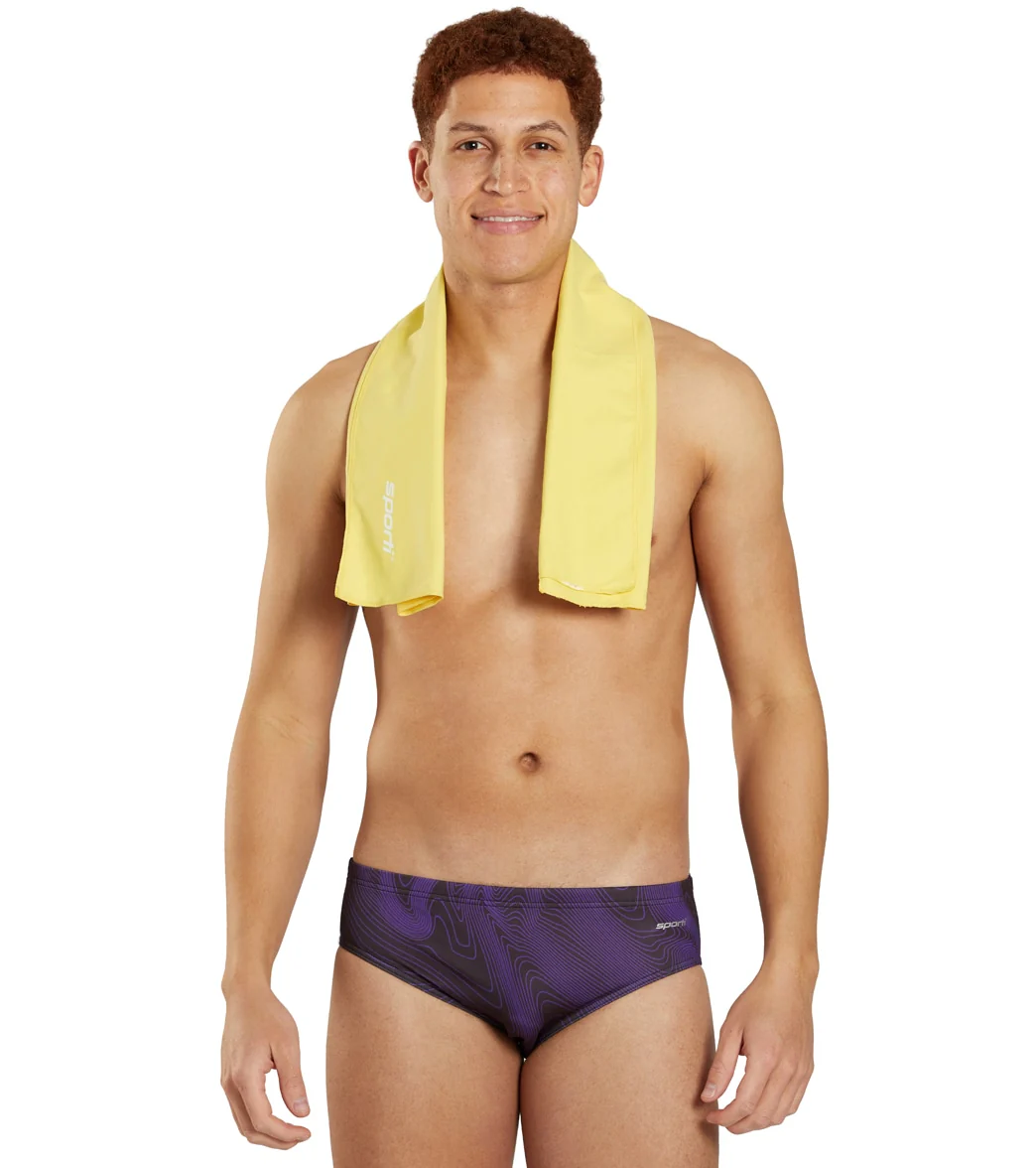 Sporti HydroLast Sonar Waves Brief Swimsuit (22-40) - Image 40