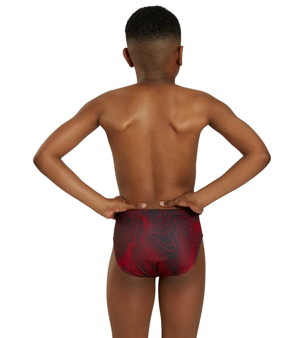 Sporti HydroLast Sonar Waves Brief Swimsuit (22-40) - Image 59