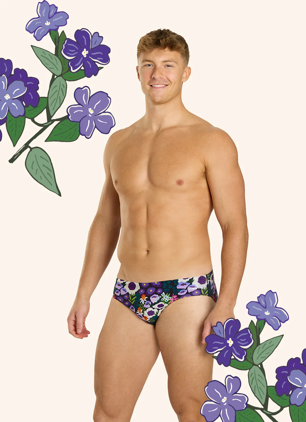 Sporti HydroLast Spring Meadow Brief Swimsuit (26-40) - Image 12