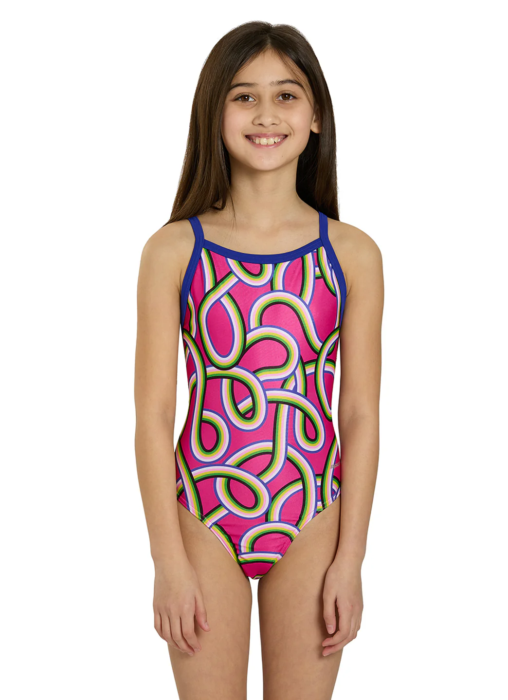 Sporti HydroLast Ultra Glow Thin Strap One Piece Swimsuit Youth (22-28) - Image 2