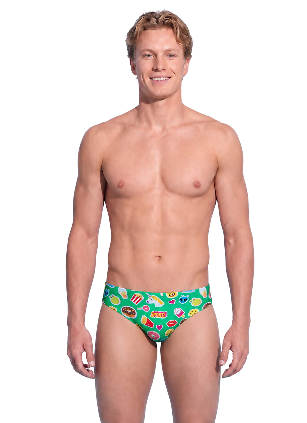 Sporti HydroLux Sticker Squad Brief Swimsuit (26-40)