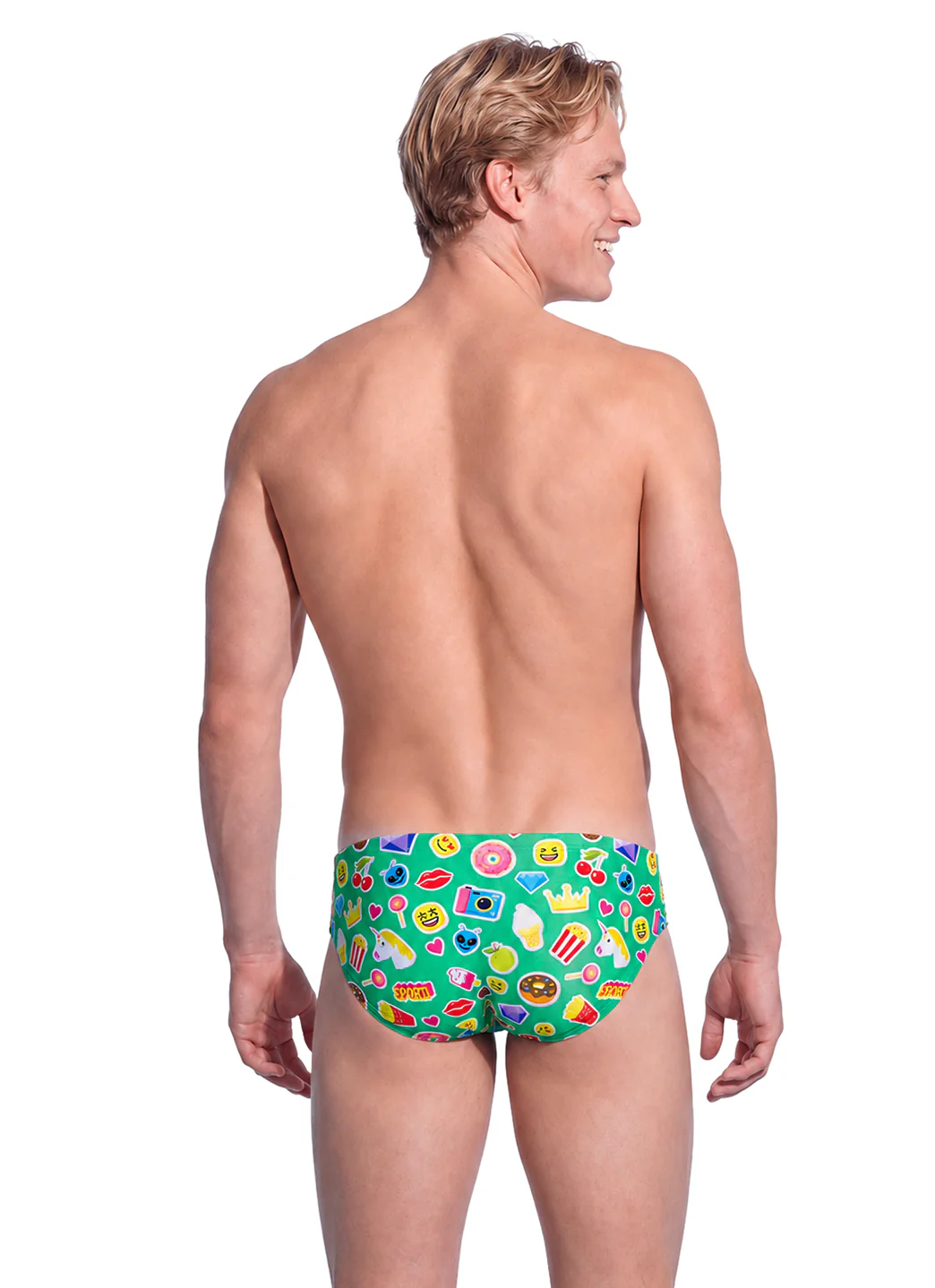 Sporti HydroLux Sticker Squad Brief Swimsuit (26-40) - Image 5