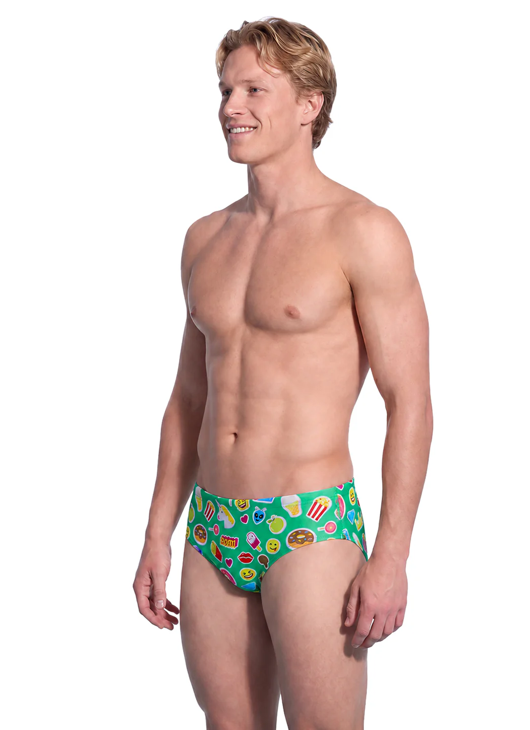 Sporti HydroLux Sticker Squad Brief Swimsuit (26-40) - Image 6