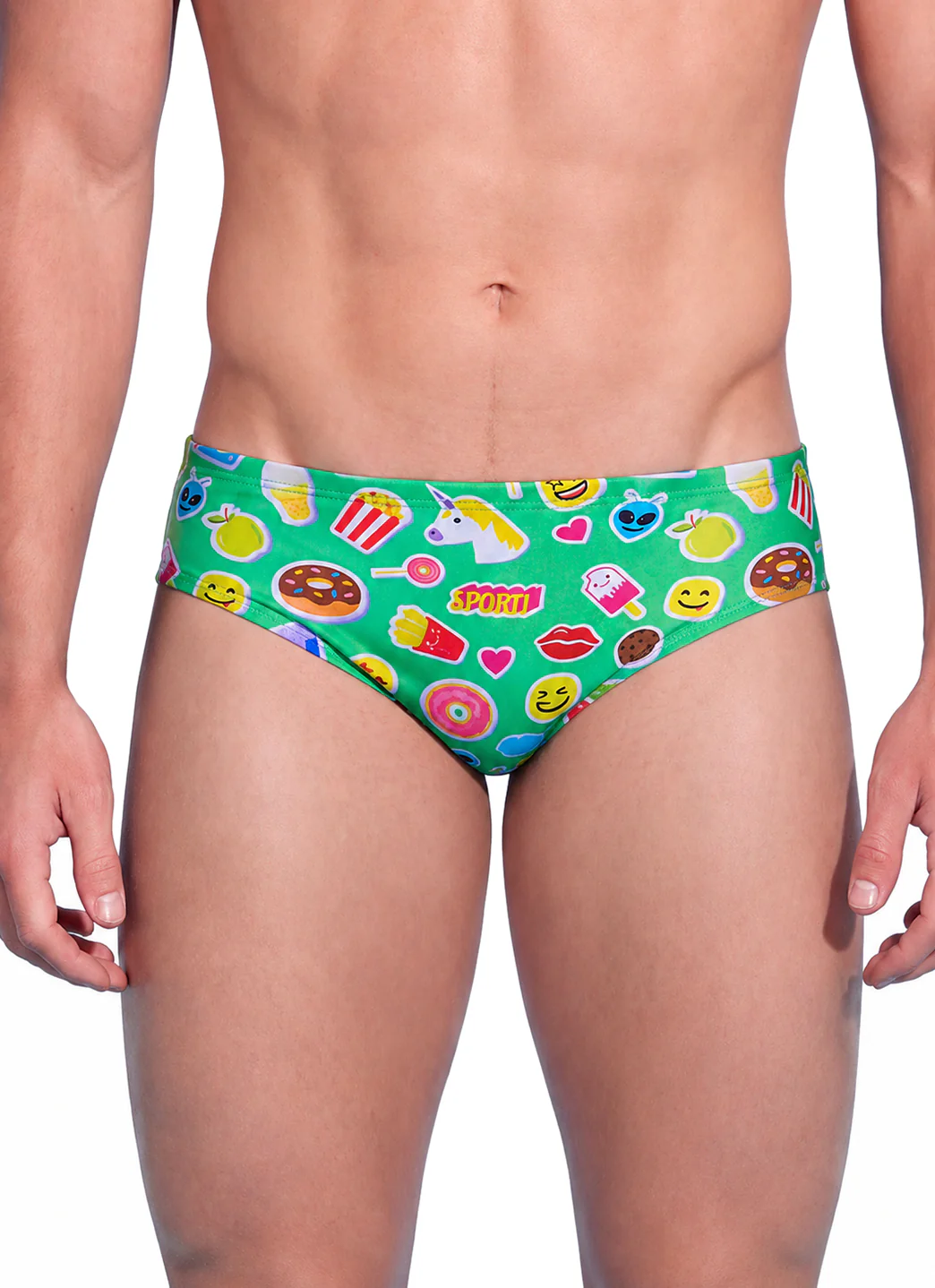 Sporti HydroLux Sticker Squad Brief Swimsuit (26-40) - Image 7