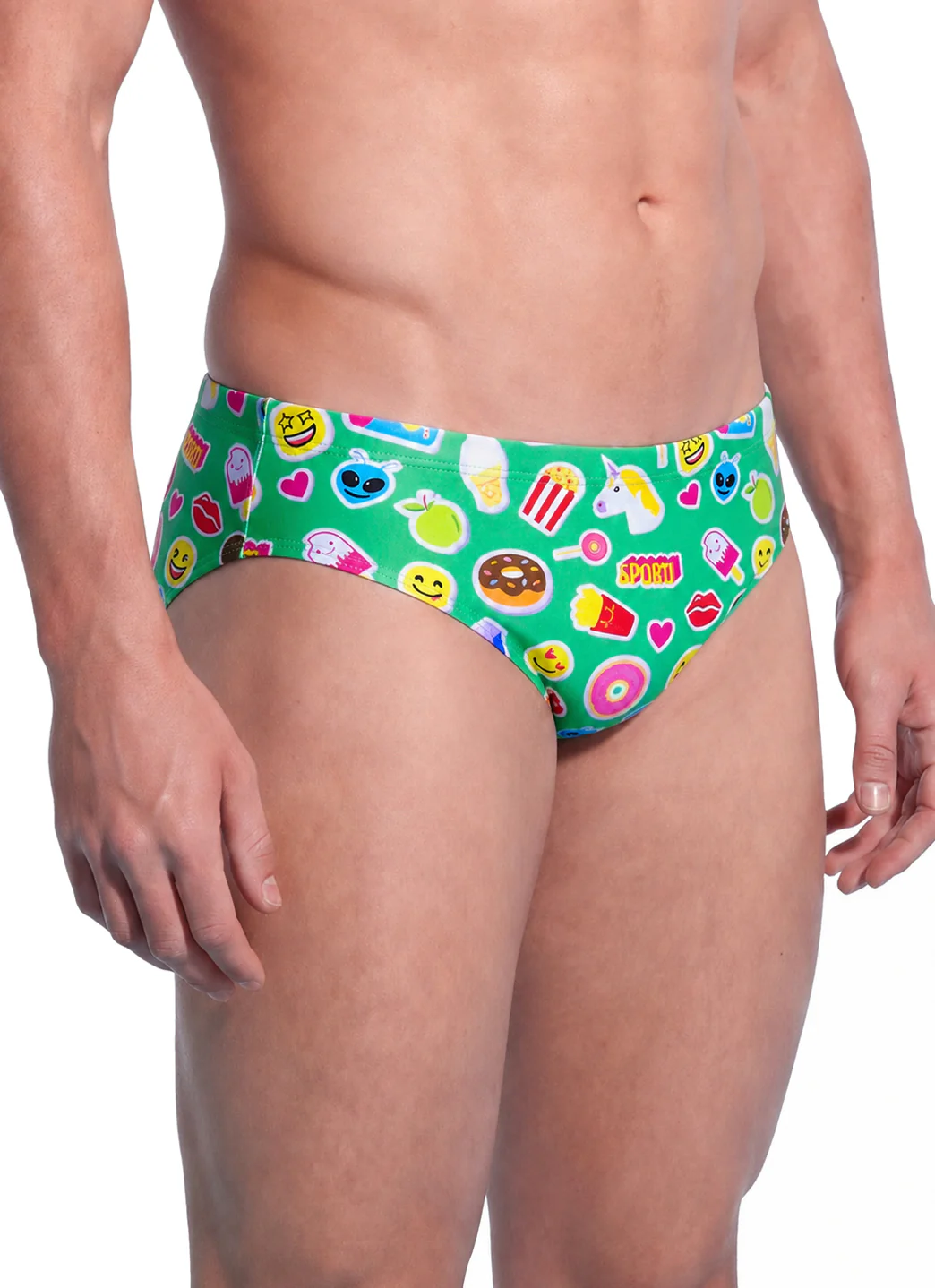 Sporti HydroLux Sticker Squad Brief Swimsuit (26-40) - Image 8