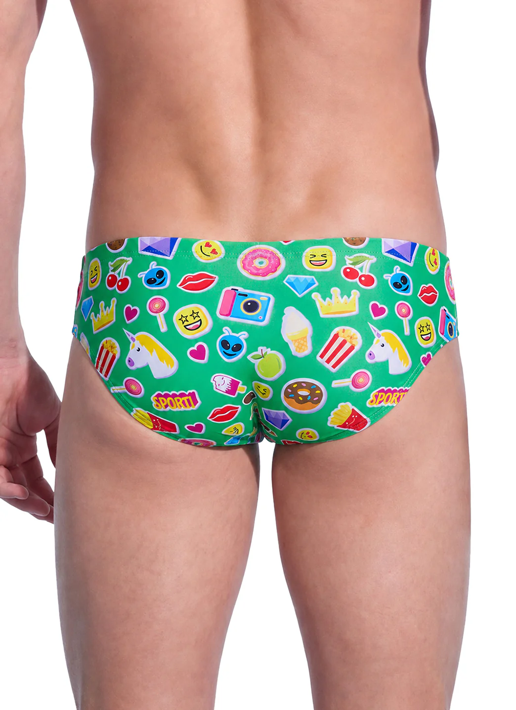 Sporti HydroLux Sticker Squad Brief Swimsuit (26-40) - Image 9