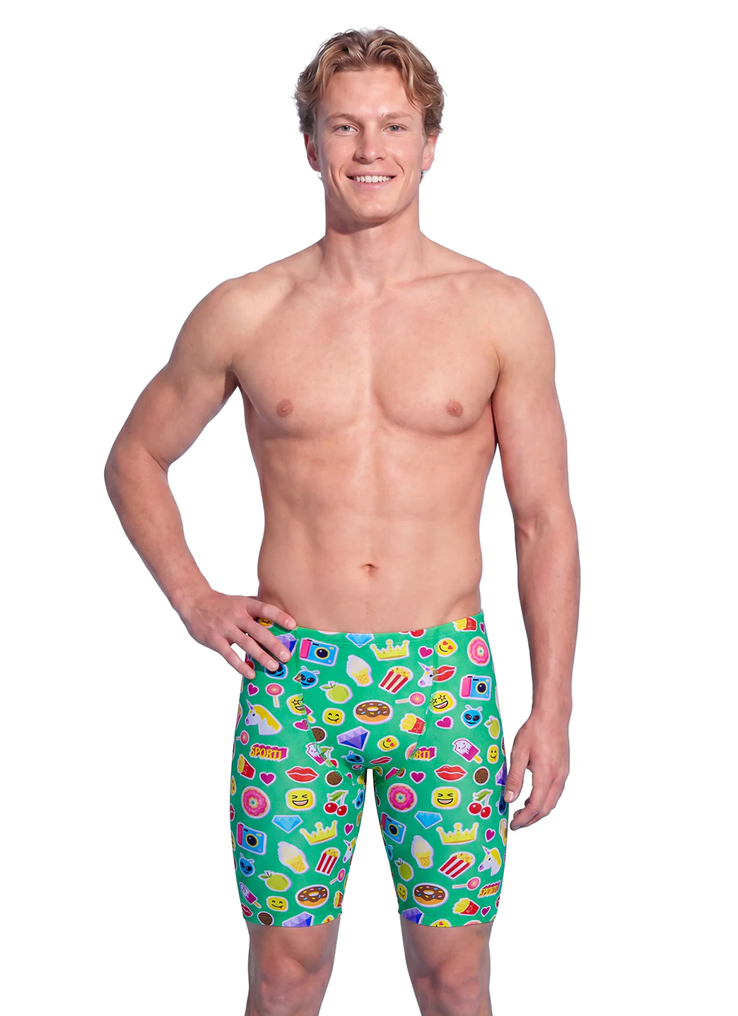 Sporti HydroLux Sticker Squad Jammer Swimsuit (22-44)