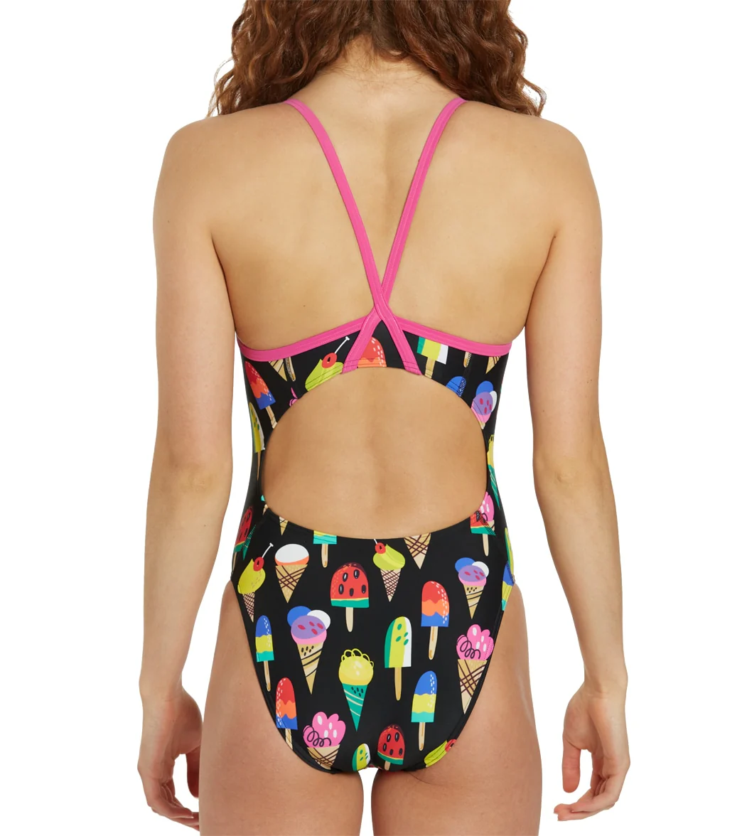 Sporti I-Scream Thin Strap One Piece Swimsuit (22-40) - Image 9