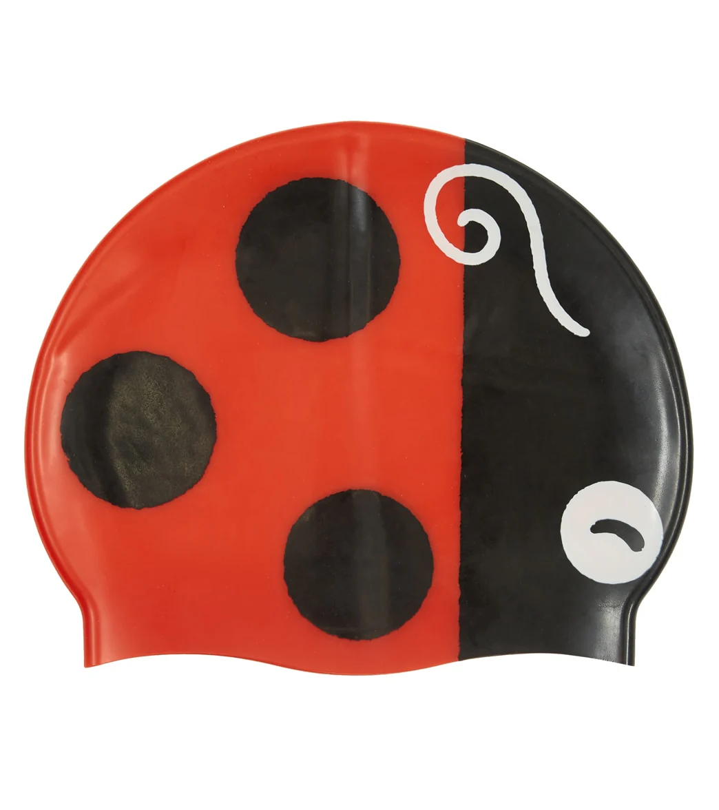 Sporti Ladybug Silicone Swim Cap Jr. - Image 7