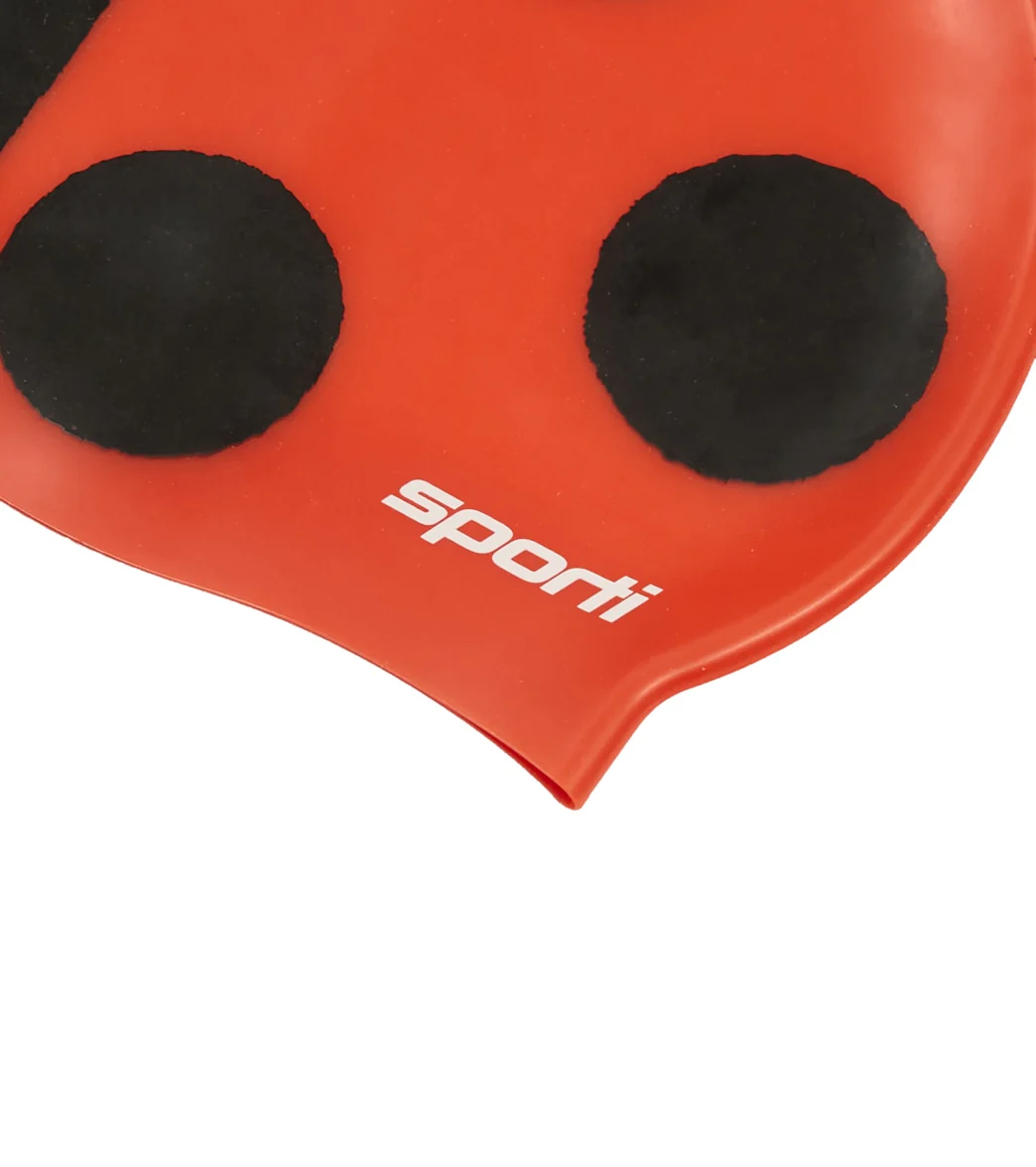 Sporti Ladybug Silicone Swim Cap Jr. - Image 8