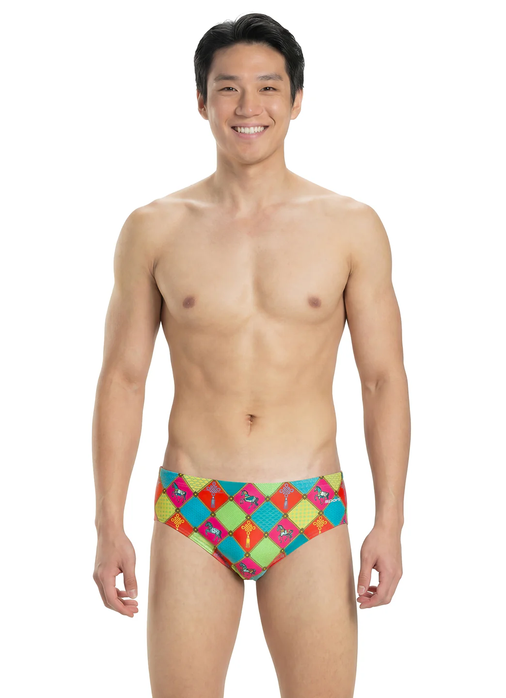 Sporti Limited Edition Dynasty Gallop Brief Swimsuit (26-40) - Image 2