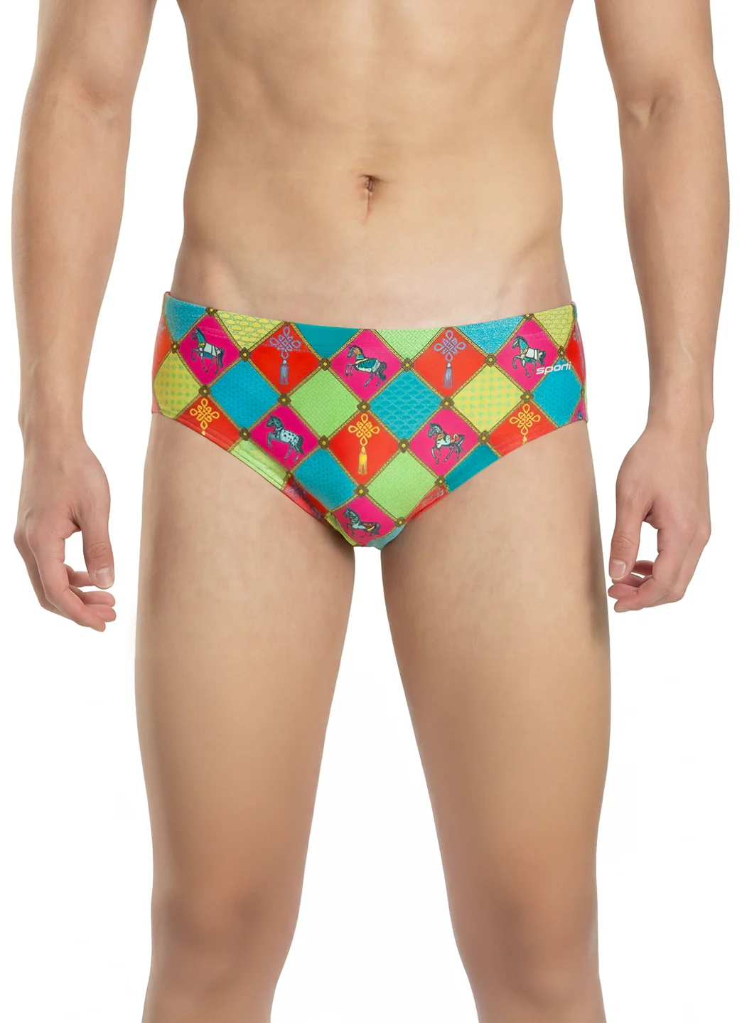 Sporti Limited Edition Dynasty Gallop Brief Swimsuit (26-40) - Image 7
