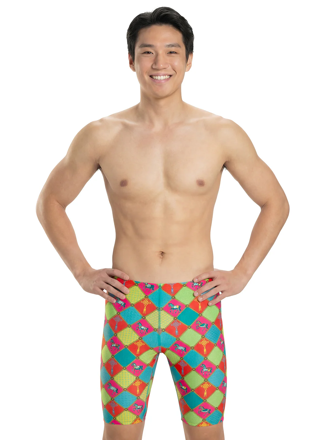 Sporti Limited Edition Dynasty Gallop Jammer Swimsuit (22-40) - Image 2
