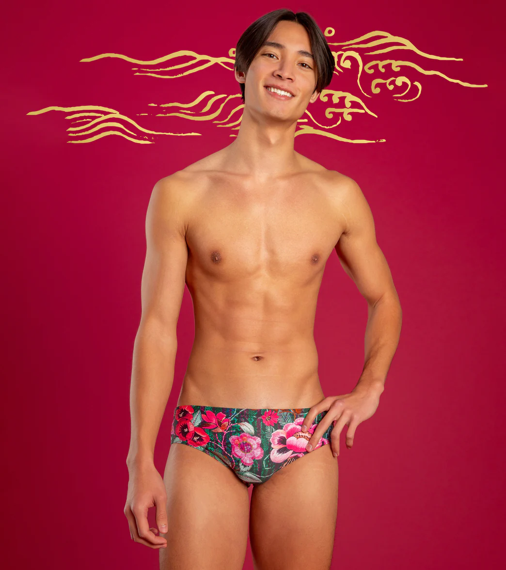Sporti Limited Edition Garden Snake Brief Swimsuit (26-40) - Image 15