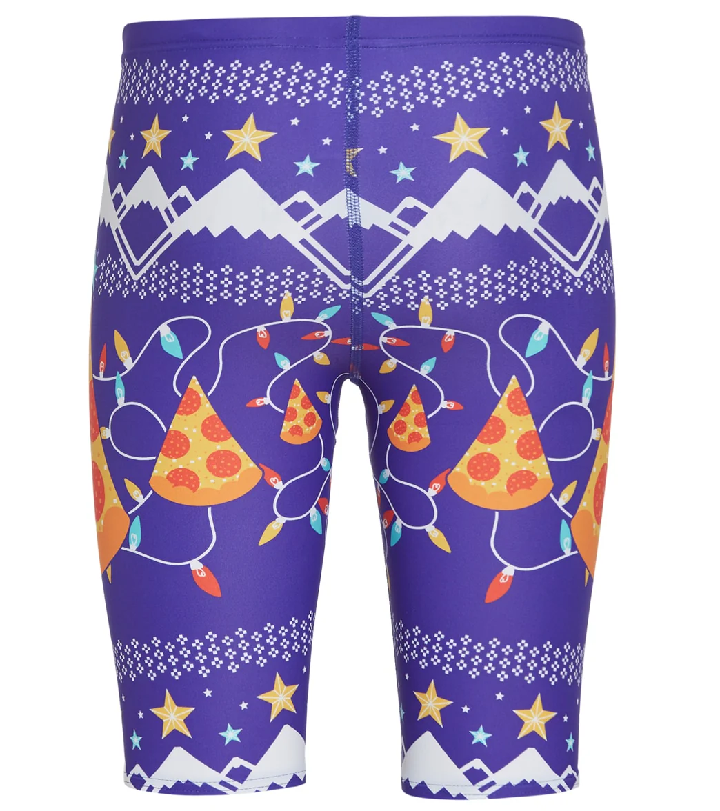 Sporti Limited Edition Ugly Sweater Pizza Tree Jammer Swimsuit Youth (22-28) - Image 3
