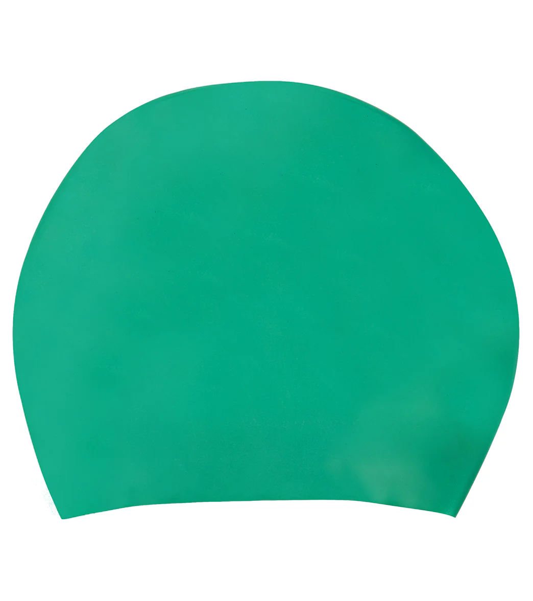 Sporti Long Hair Silicone Swim Cap Set of 2 - Image 7