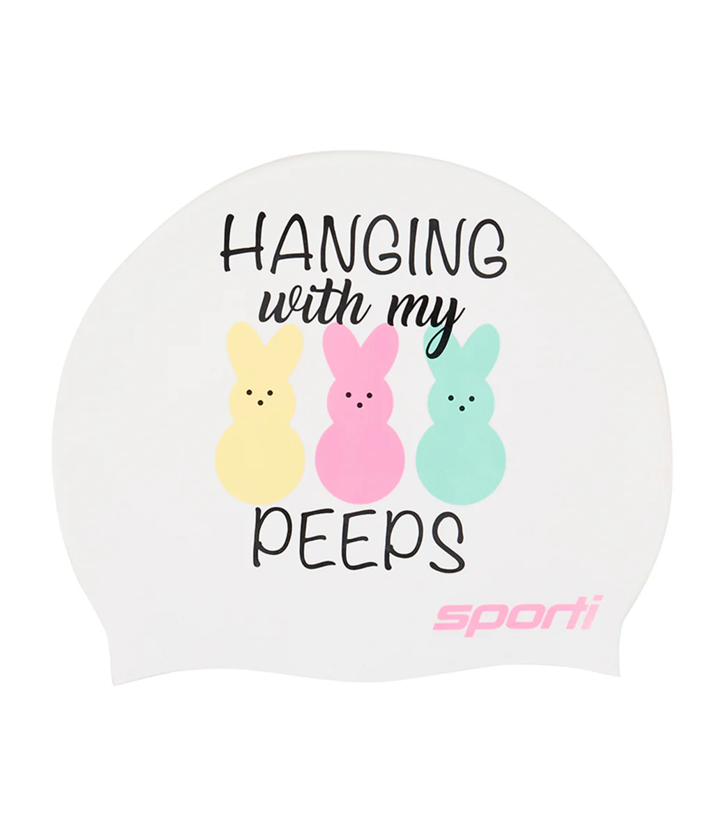 Sporti Marshmallow Parade Silicone Swim Cap - Image 4