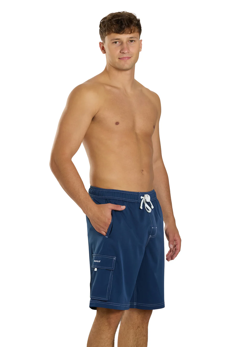 Sporti Men's Hybrid Cargo Swim Trunk - Image 13