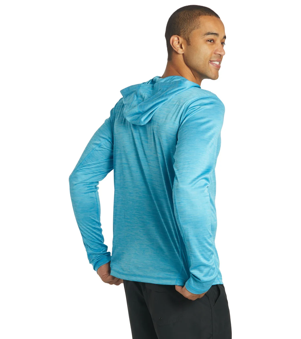 Sporti Men's L/S Hybrid Hooded UPF 50+ Sun Shirt - Image 14