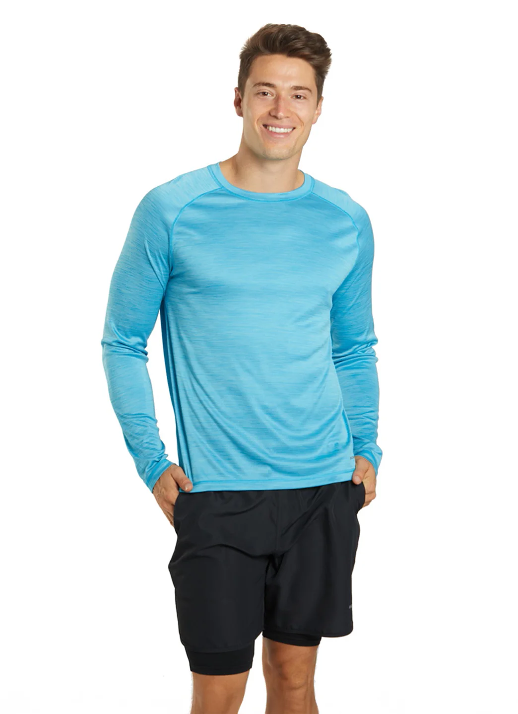 Sporti Men's L/S Hybrid II UPF 50+ Sun Shirt - Image 3