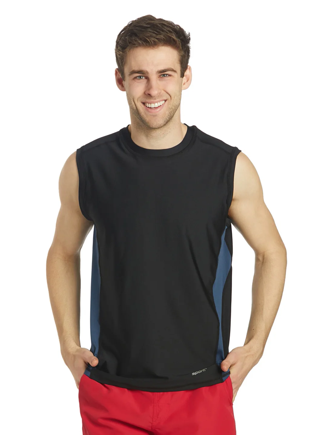 Sporti Men's Sleeveless UPF 50+ Comfort Fit Rash Guard - Image 10