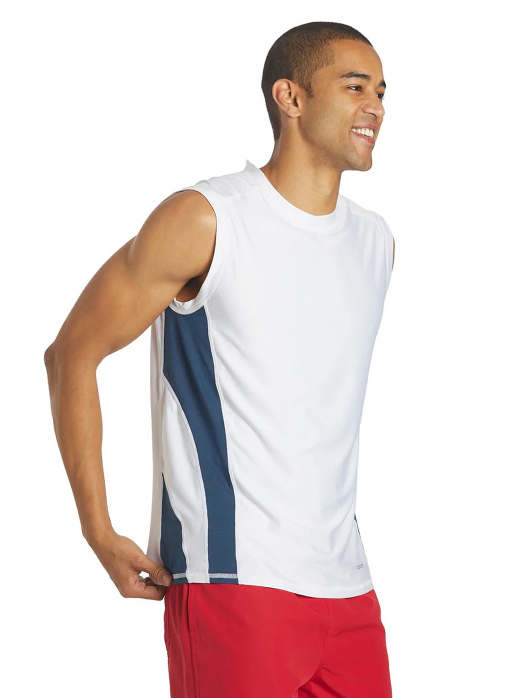 Sporti Men's Sleeveless UPF 50+ Comfort Fit Rash Guard - Image 3
