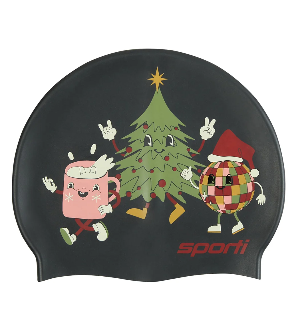 Sporti Merry & Bright Silicone Swim Cap - Image 23