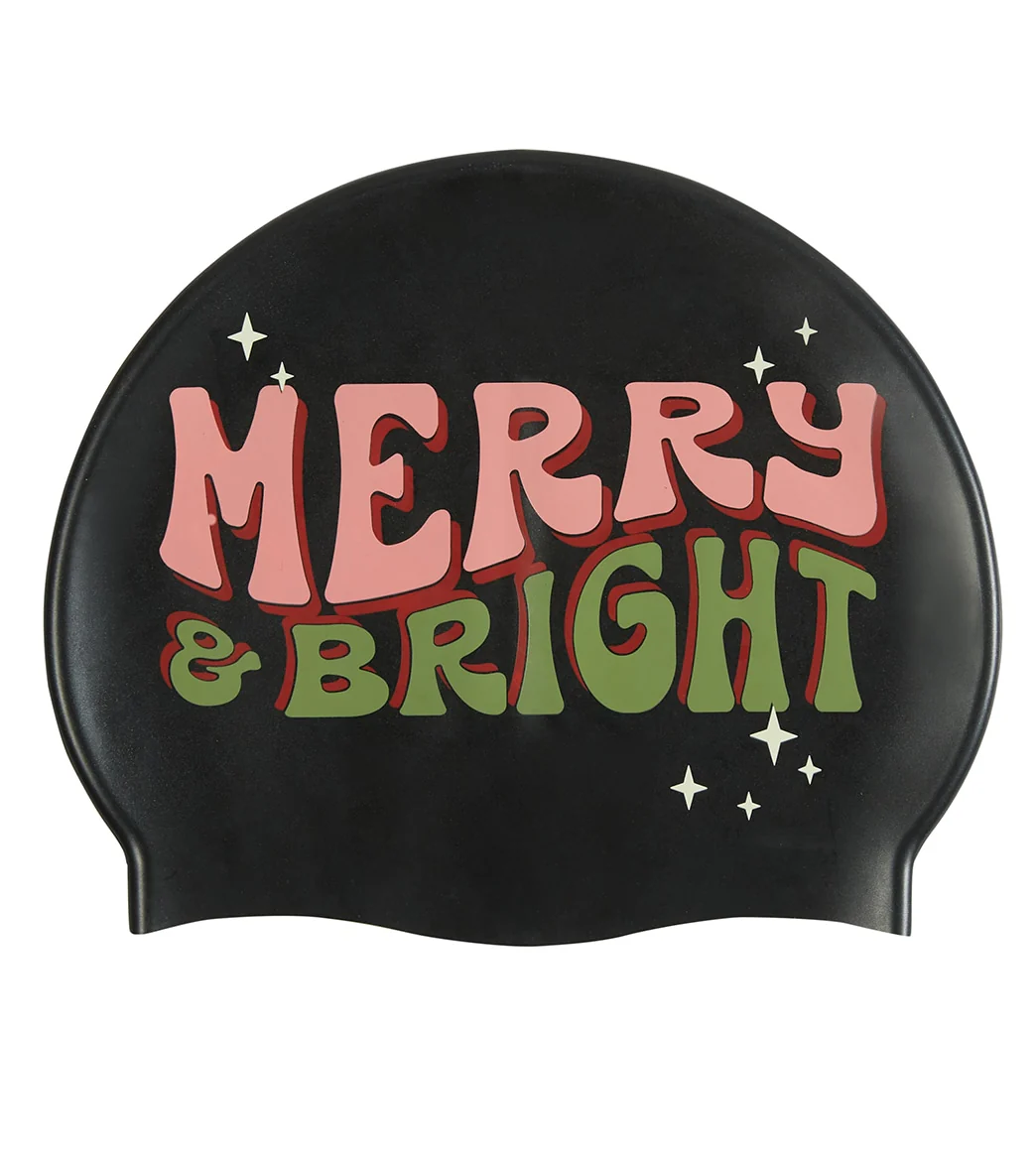 Sporti Merry & Bright Silicone Swim Cap Jr. - Image 5