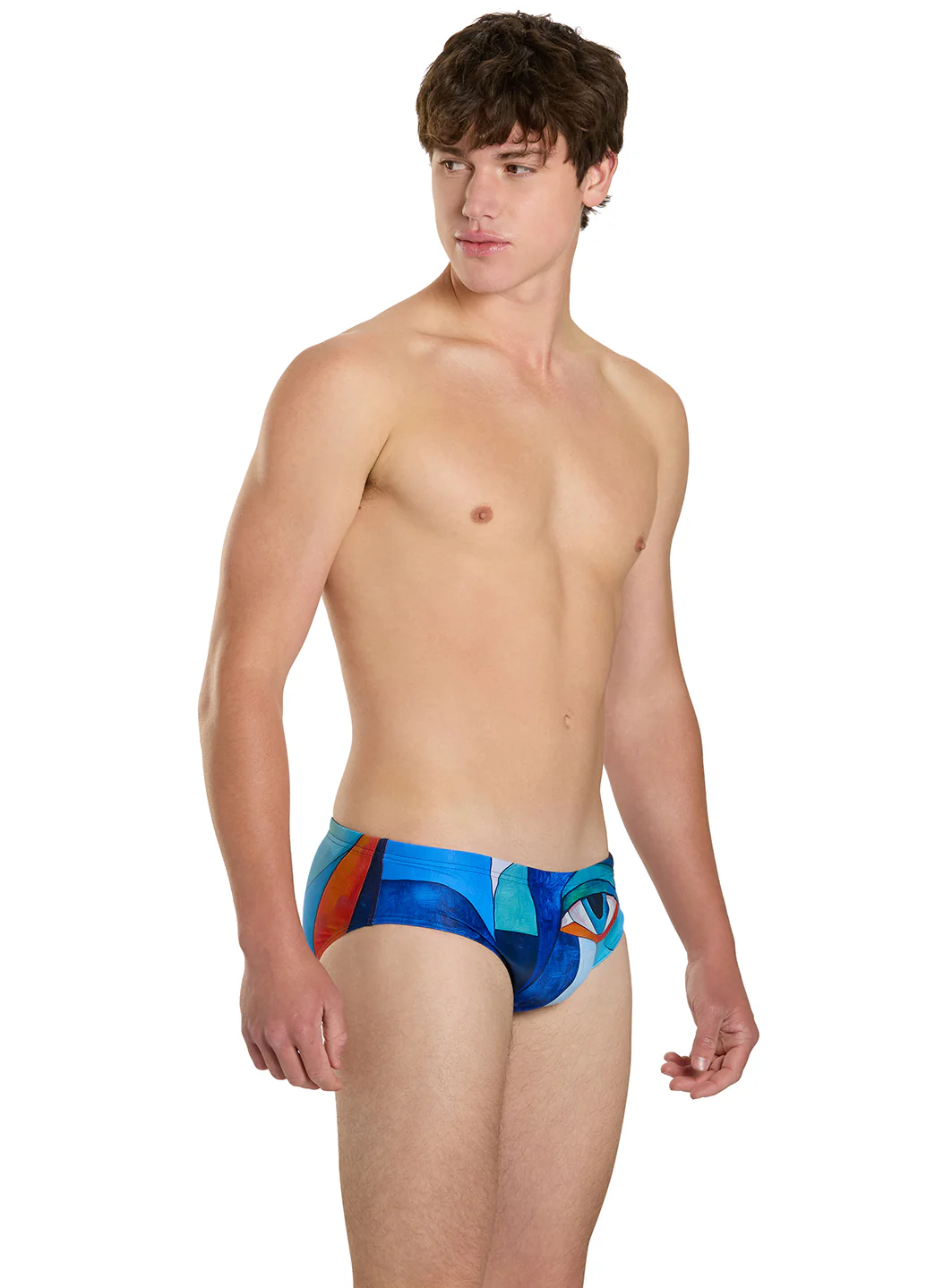 Sporti Mirror Reflection Brief Swimsuit (26-40) - Image 4