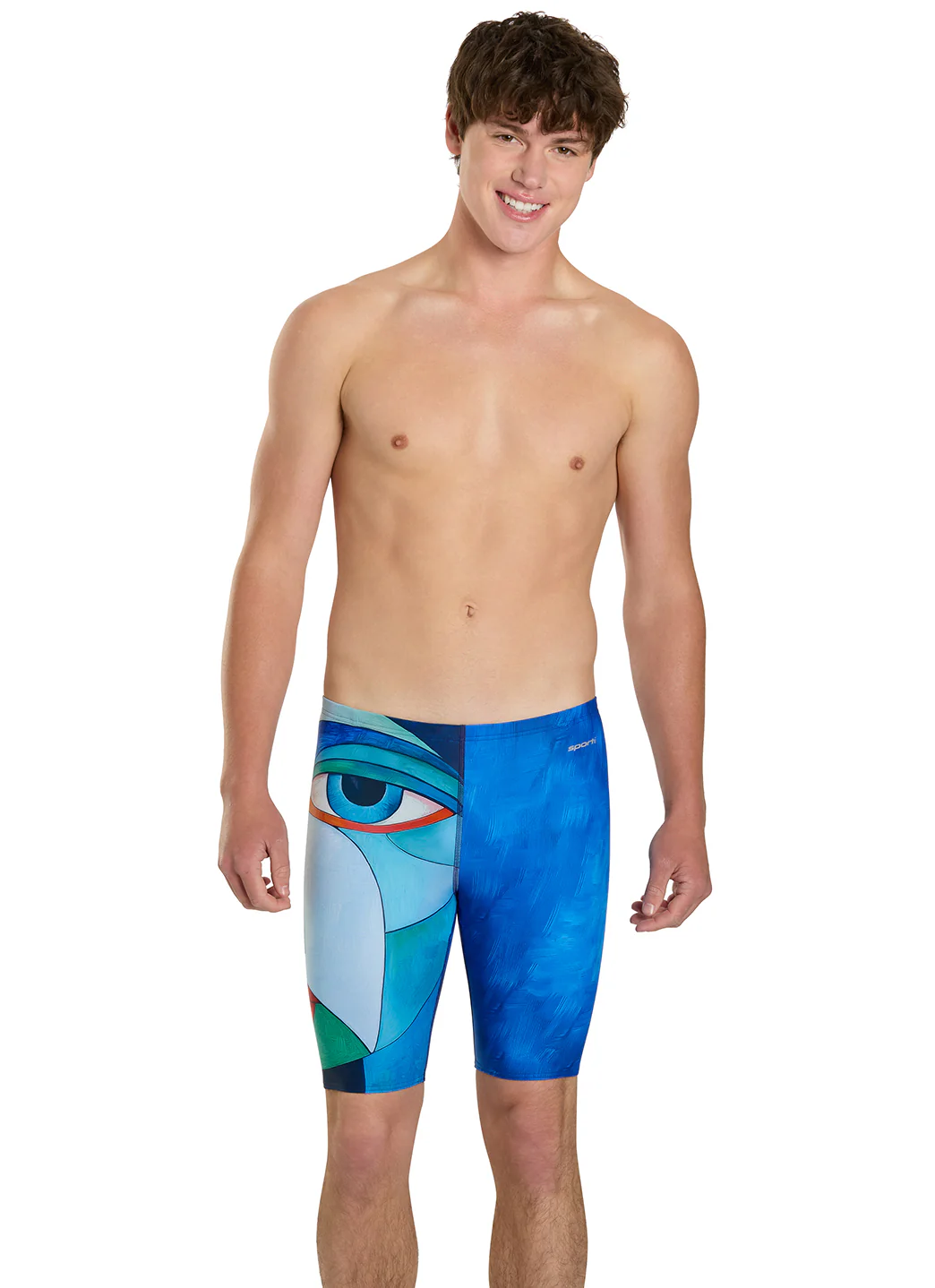 Sporti Mirror Reflection Jammer Swimsuit (22-44) - Image 4