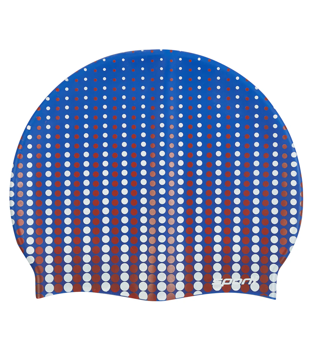Sporti Molecule USA Silicone Swim Cap - Image 2
