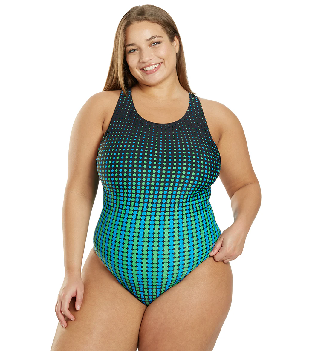 Sporti Molecule Wide Strap One Piece Swimsuit (22-44) - Image 65