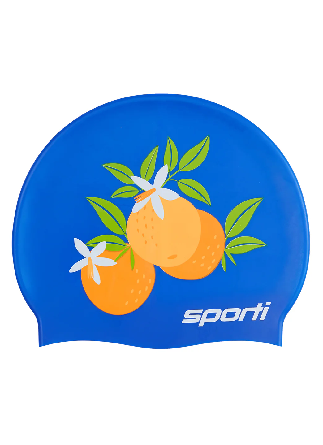 Sporti Orange Blossom Silicone Swim Cap - Image 11
