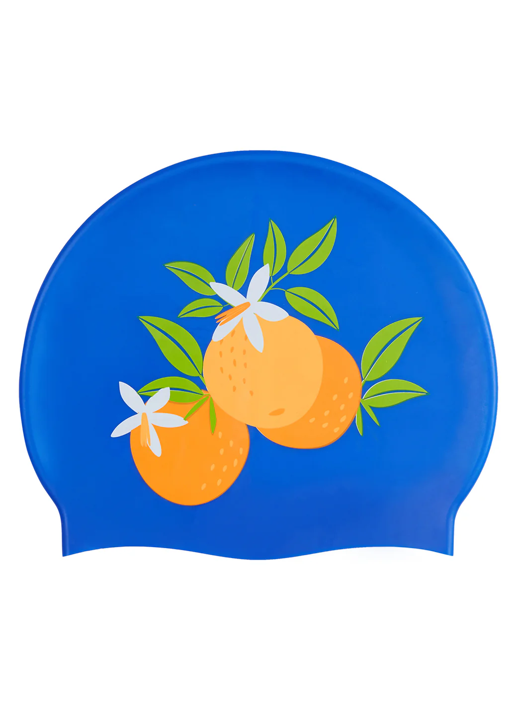 Sporti Orange Blossom Silicone Swim Cap - Image 12