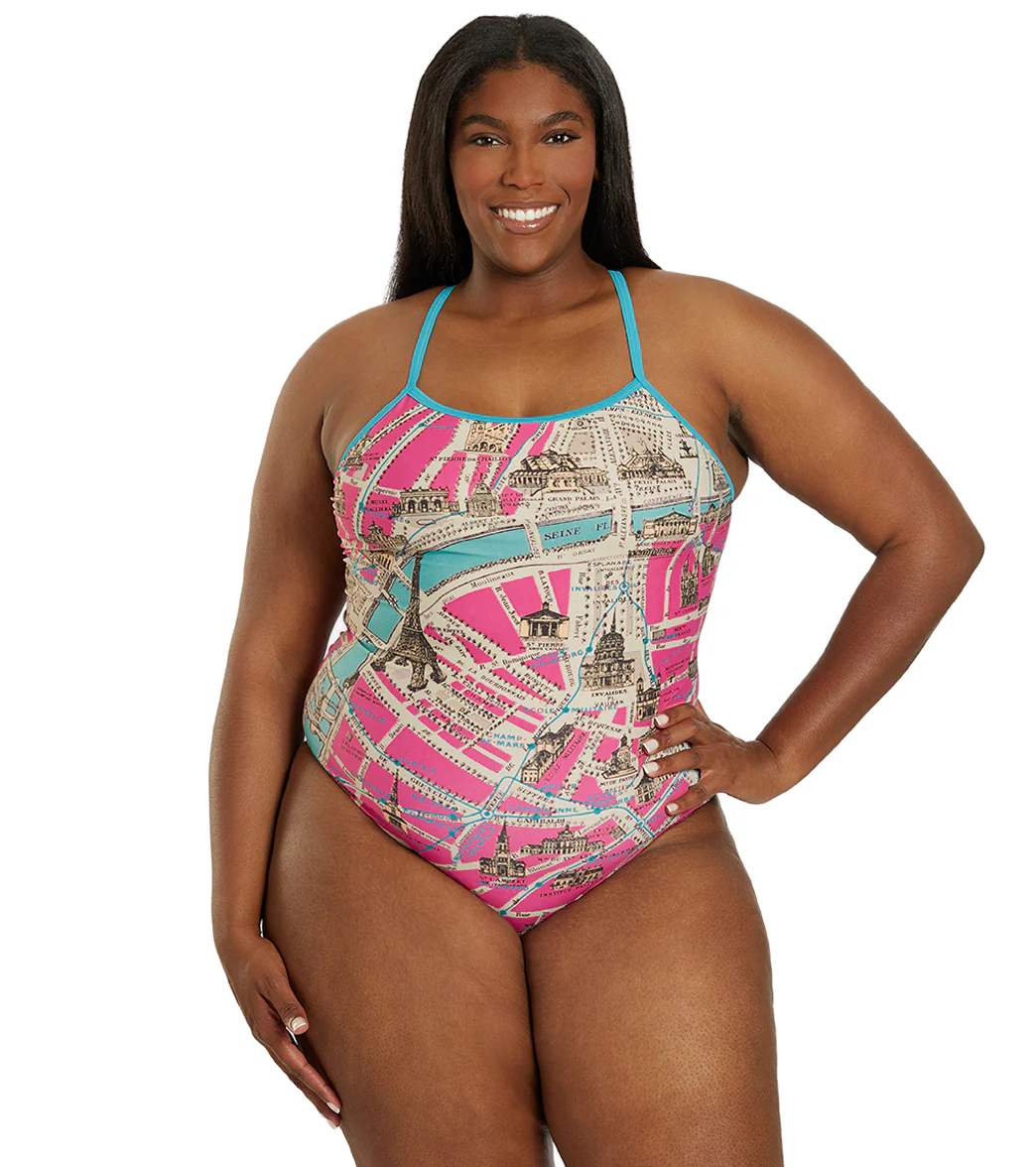 Sporti Paris Belle Epoque Thin Strap One Piece Swimsuit (22-44) - Image 10