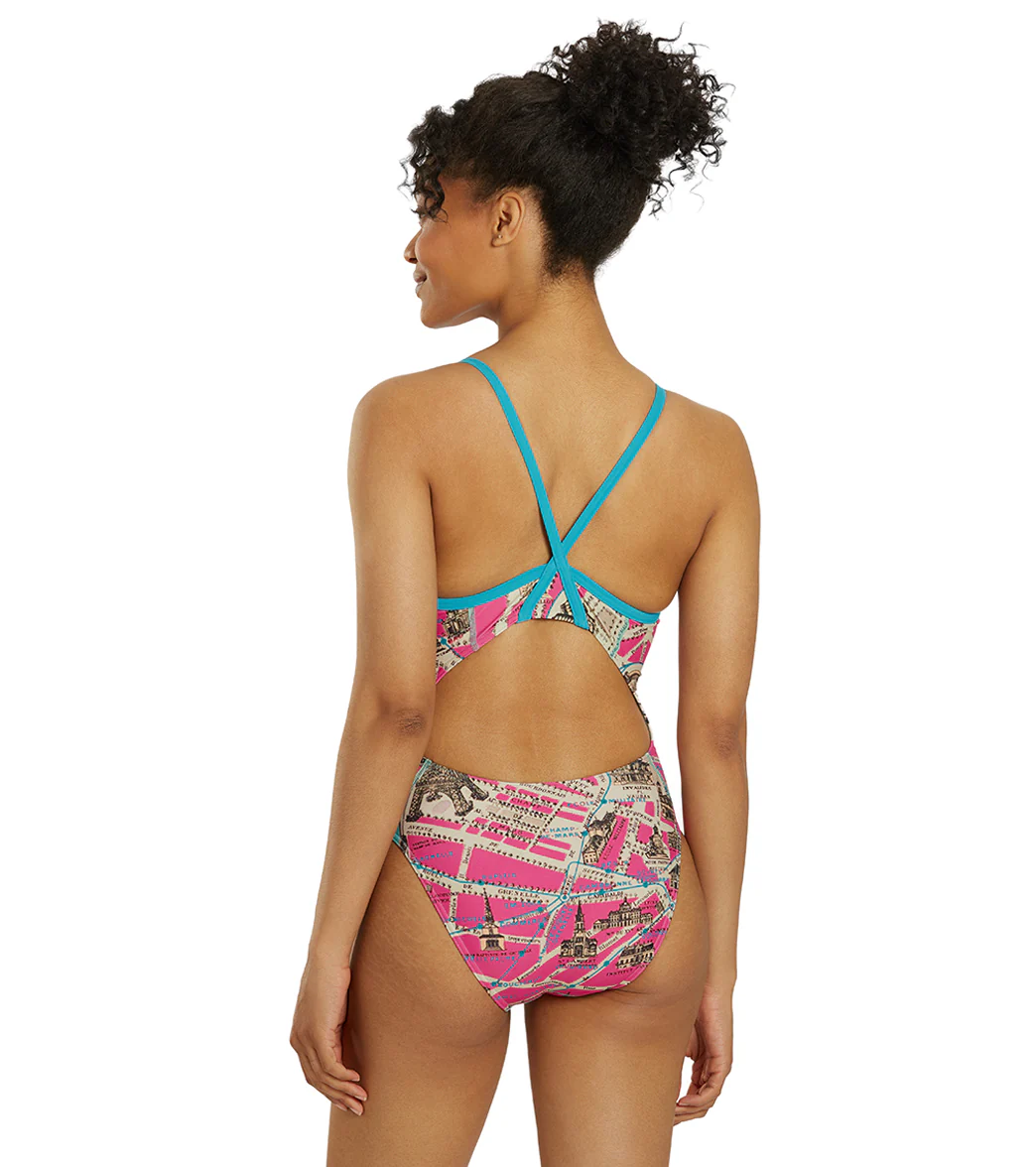 Sporti Paris Belle Epoque Thin Strap One Piece Swimsuit (22-44) - Image 6