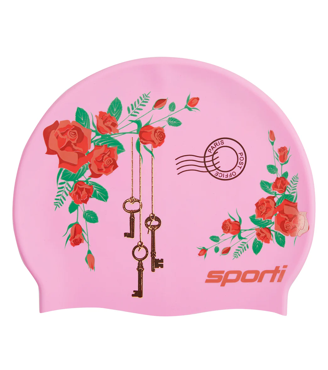 Sporti Paris Je T'aime Silicone Swim Cap - Image 6