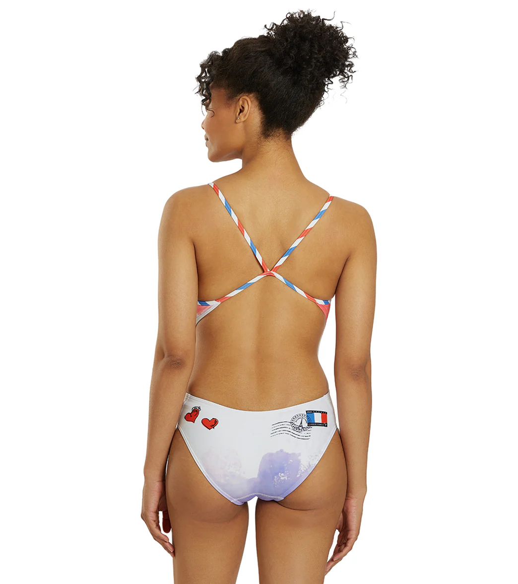 Sporti Paris Love Letters Micro Back One Piece Swimsuit (26-40) - Image 3